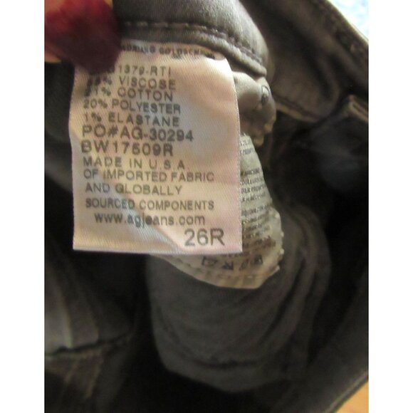 Adriano Goldschmied Farrah Aldgate Dark Gray High Rise Skinny Jeans Size 26R - Picture 10 of 11